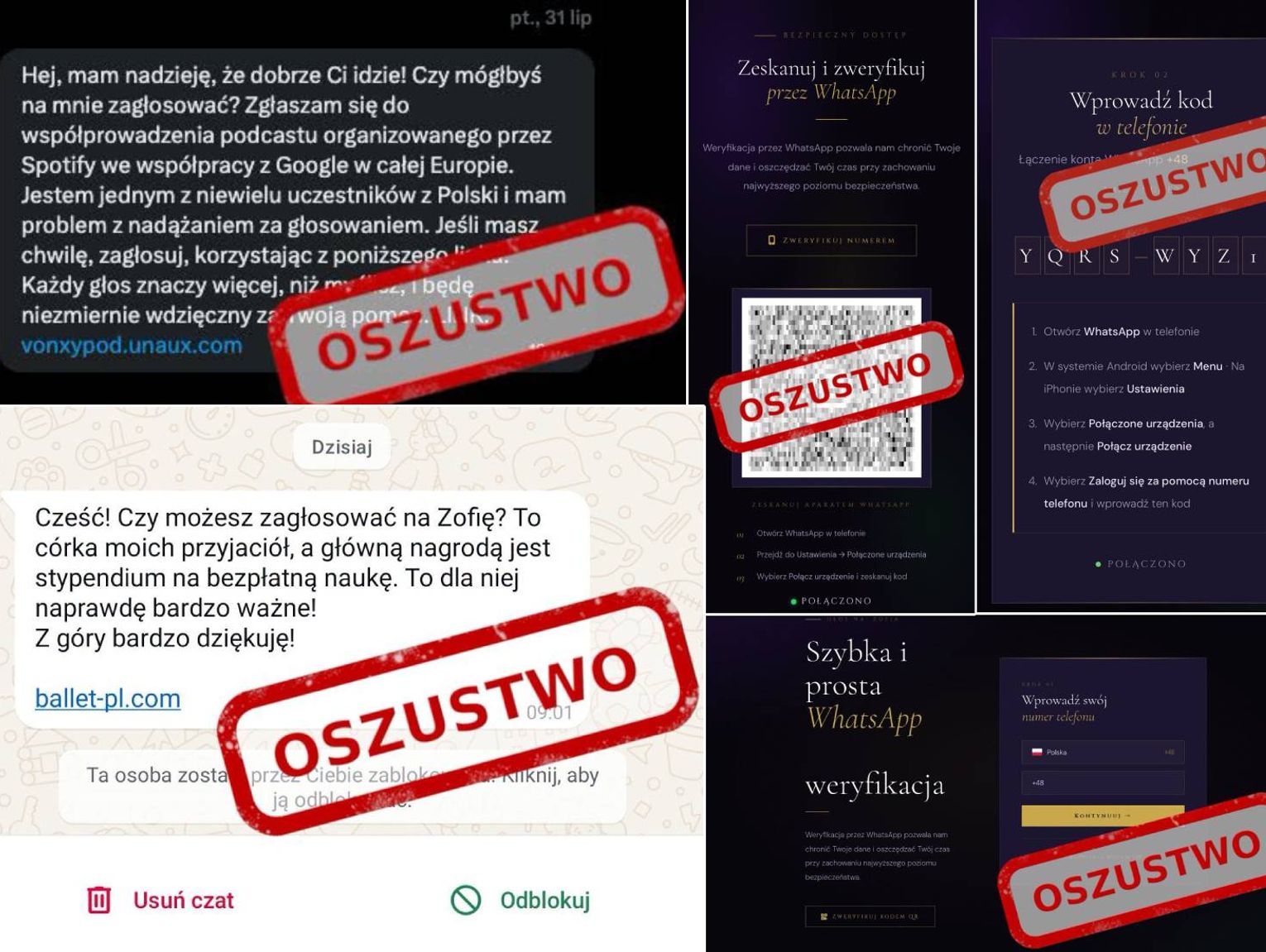 UWAGA! Oszuści przejmują konta w aplikacji WhatsApp pod pretekstem konkursu
