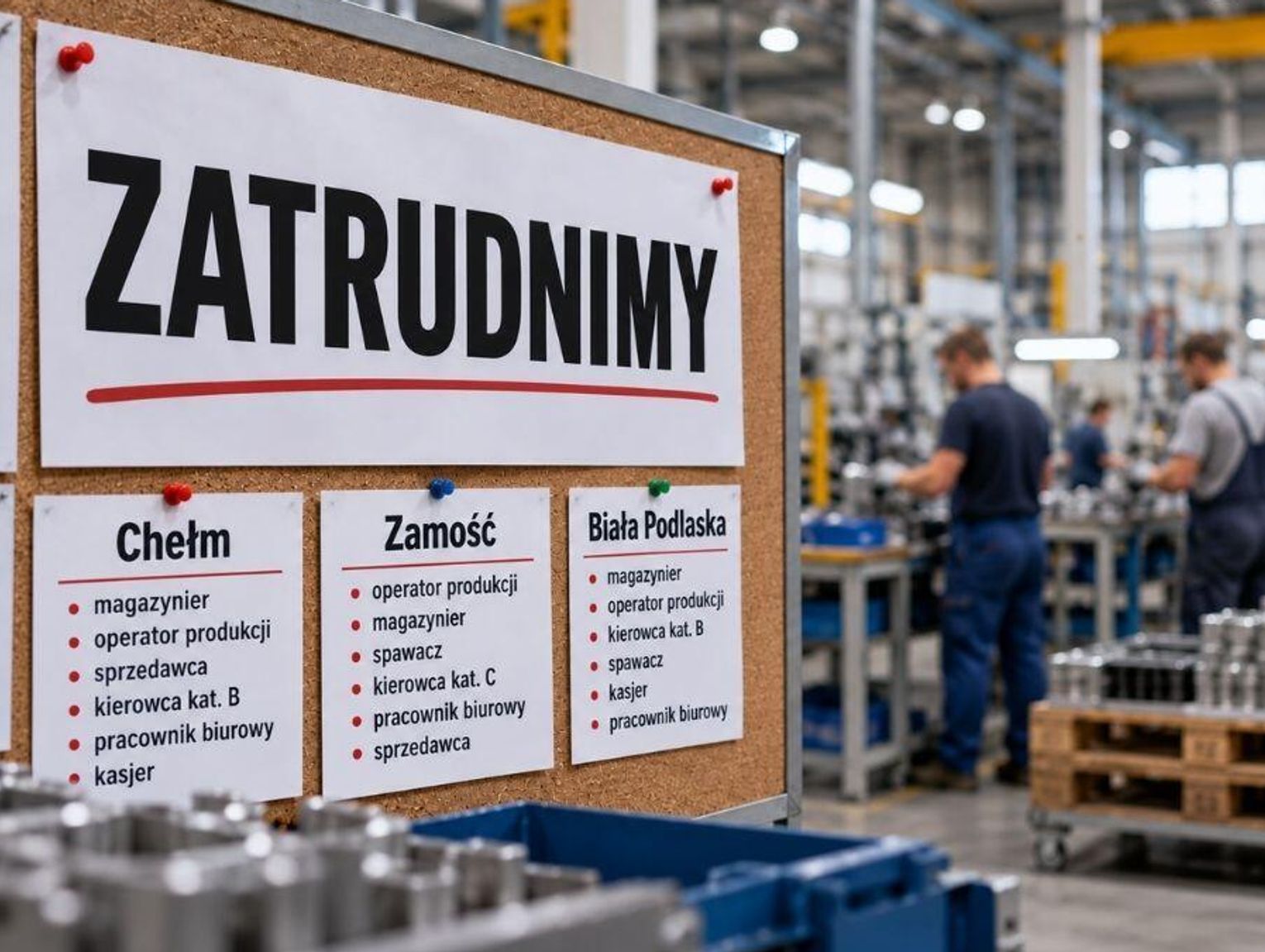 W Chełmie trudniej o pracownika niż w Zamościu i Białej Podlaskiej