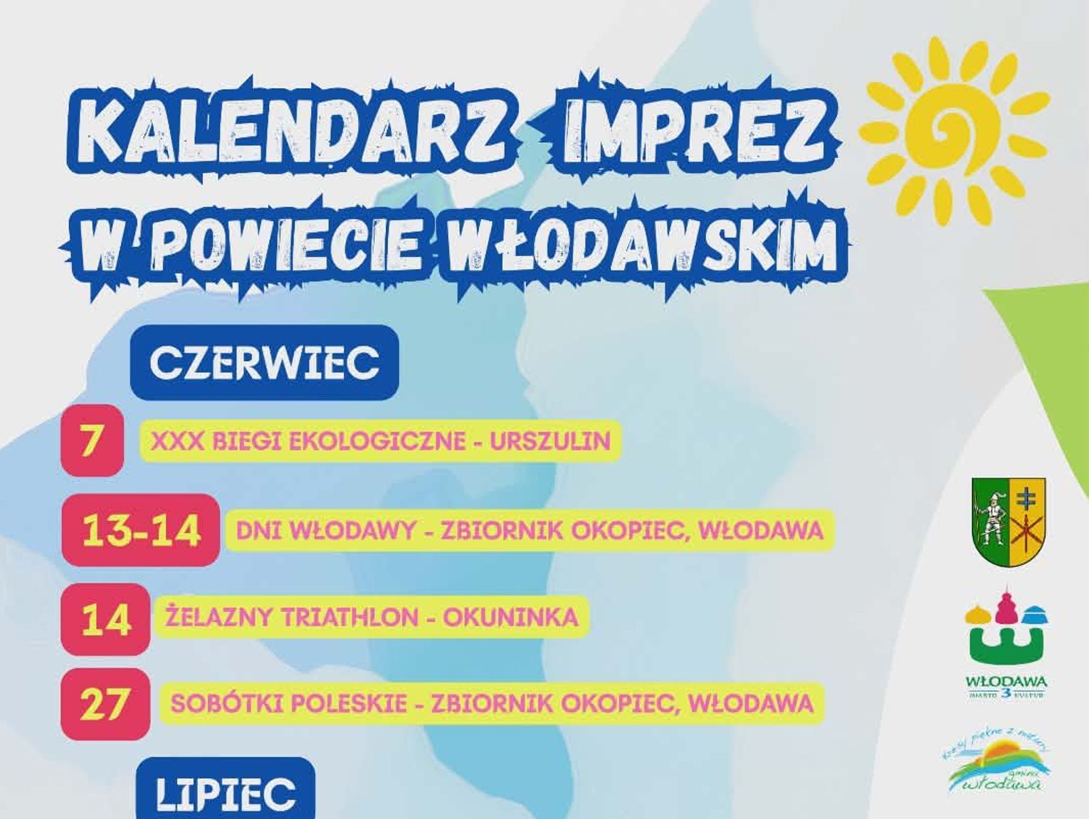 W powiecie włodawskim będzie się działo. Jest kalendarz letnich imprez