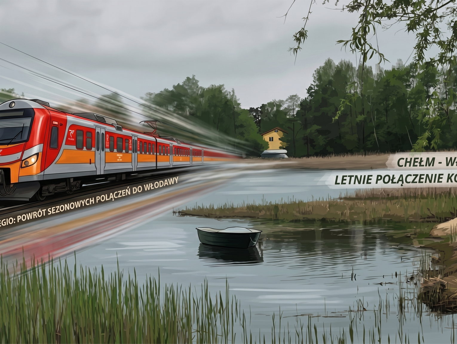 Wakacyjna korekta rozkładu jazdy na kolei. Pociągiem z Chełma do Włodawy