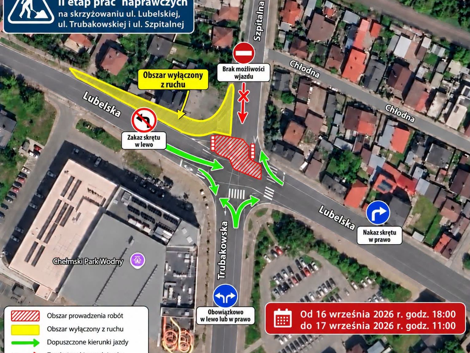 Ważne dla kierowców! W tym rejonie Chełma będą utrudniania
