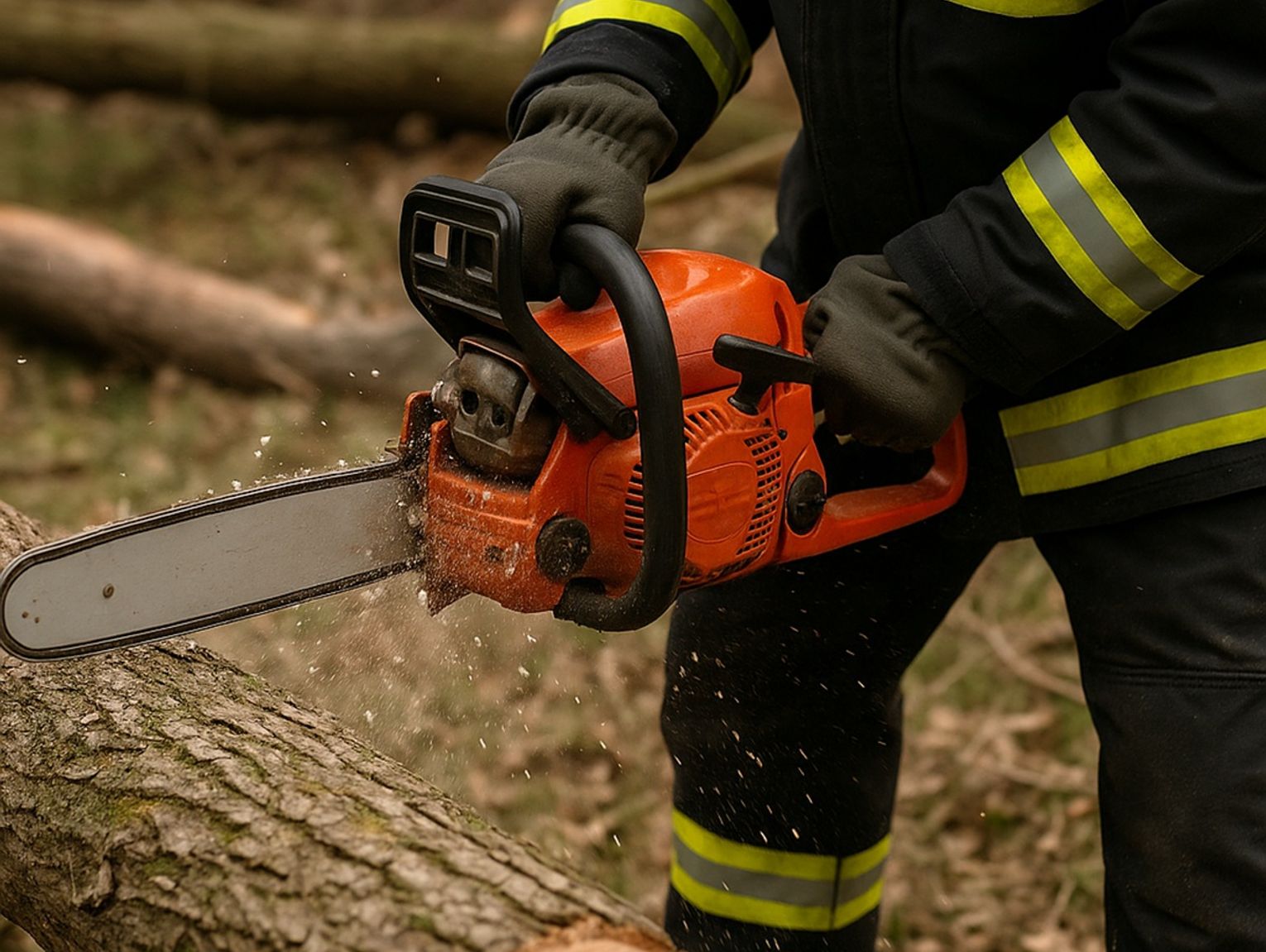 Wichura nad regionem. Powalone drzewa, pozrywane linie energetyczne. Strażacy mieli pełne ręce roboty