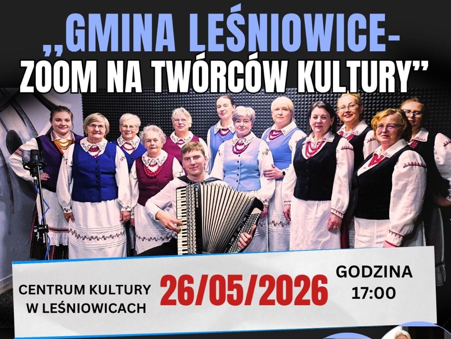 Wielki finał projektu „Zoom na Twórców Kultury” w Leśniowicach