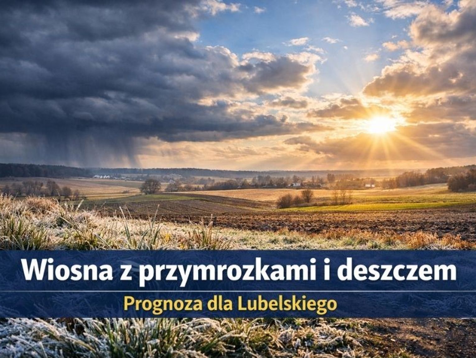 Wiosna z przymrozkami i deszczem