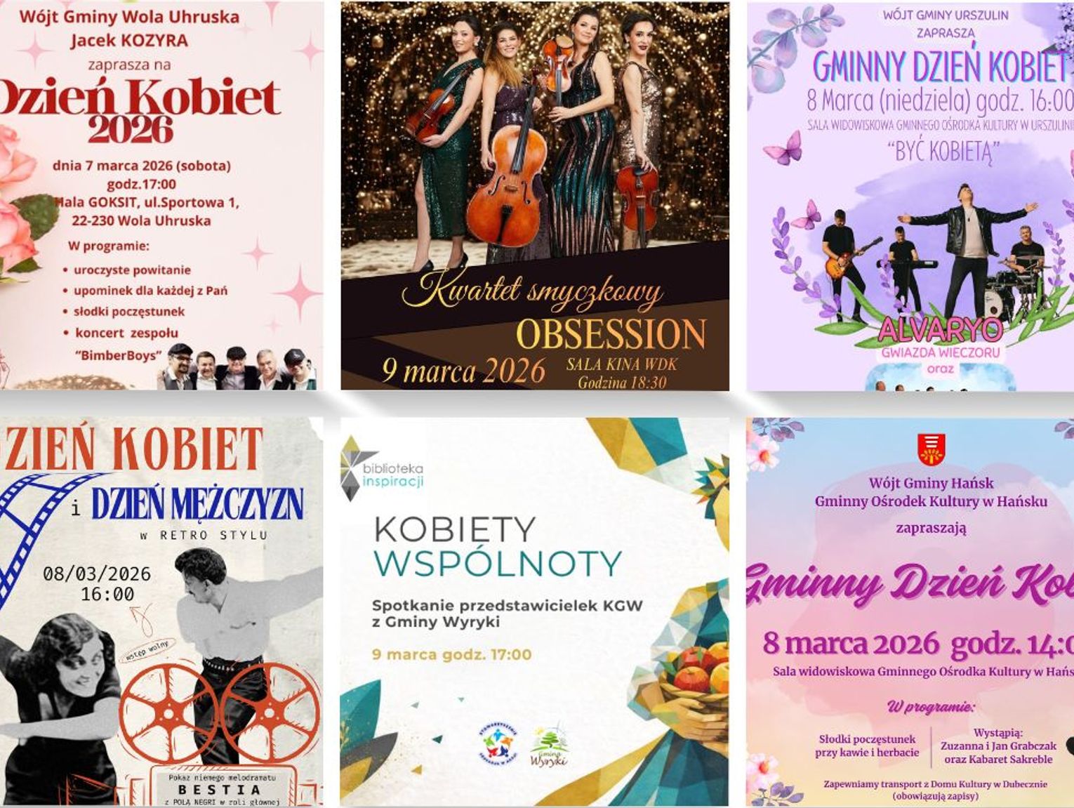 Włodawa. Muzyka, kino w stylu retro i spotkania pełne inspiracji. Tak świętują Dzień Kobiet