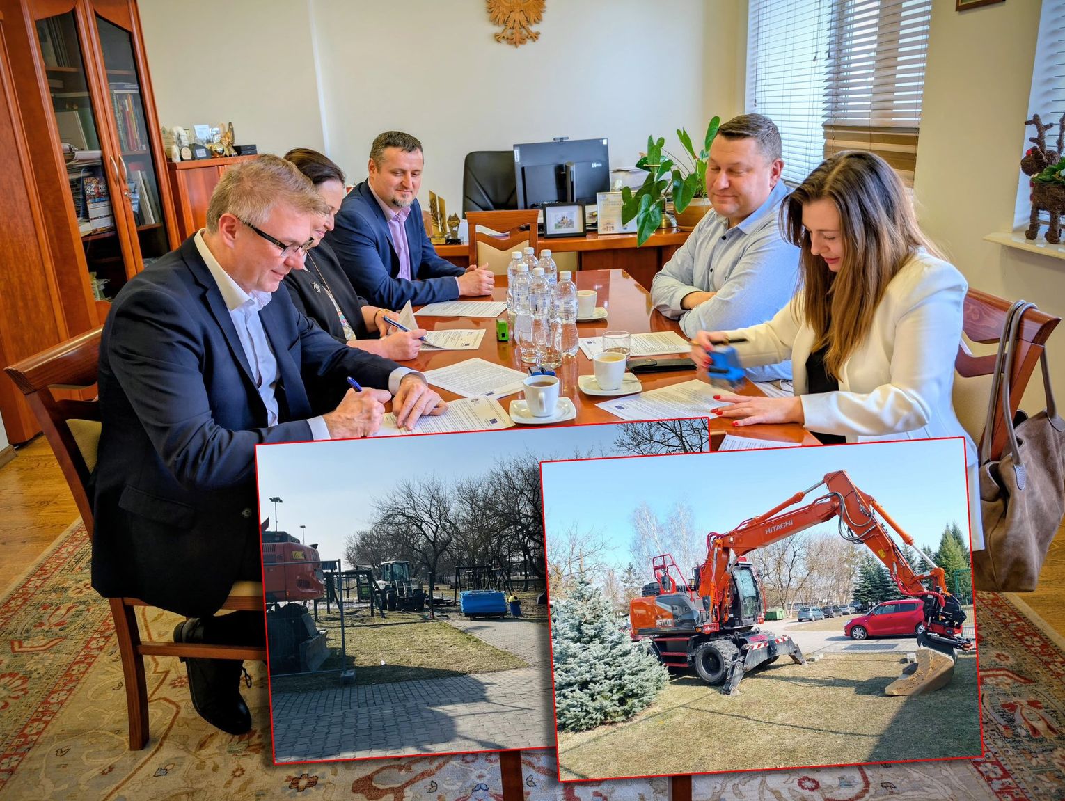 Włodawa. Nowe place zabaw przy szkołach stają się faktem. Ruszyły pierwsze prace