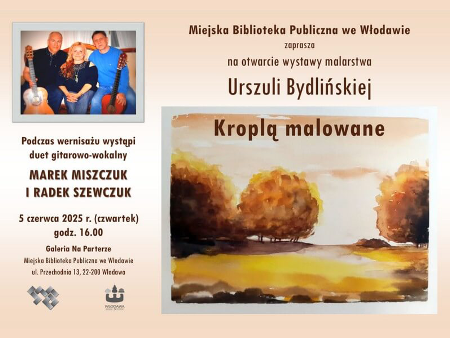 Włodawa. Nowy cykl prac Urszuli Bydlińskiej w Miejskiej Bibliotece Publicznej