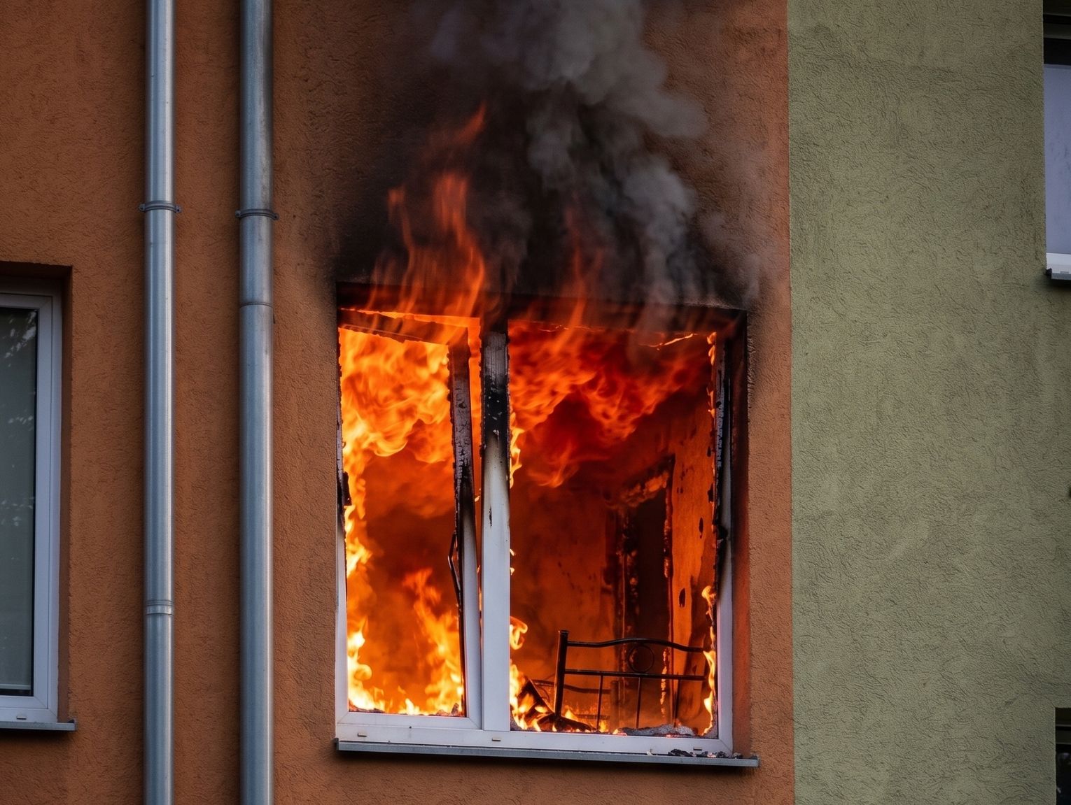 Włodawa. Płonęło mieszkanie na Tysiąclecia. Dowódca na ratunek 77-latce