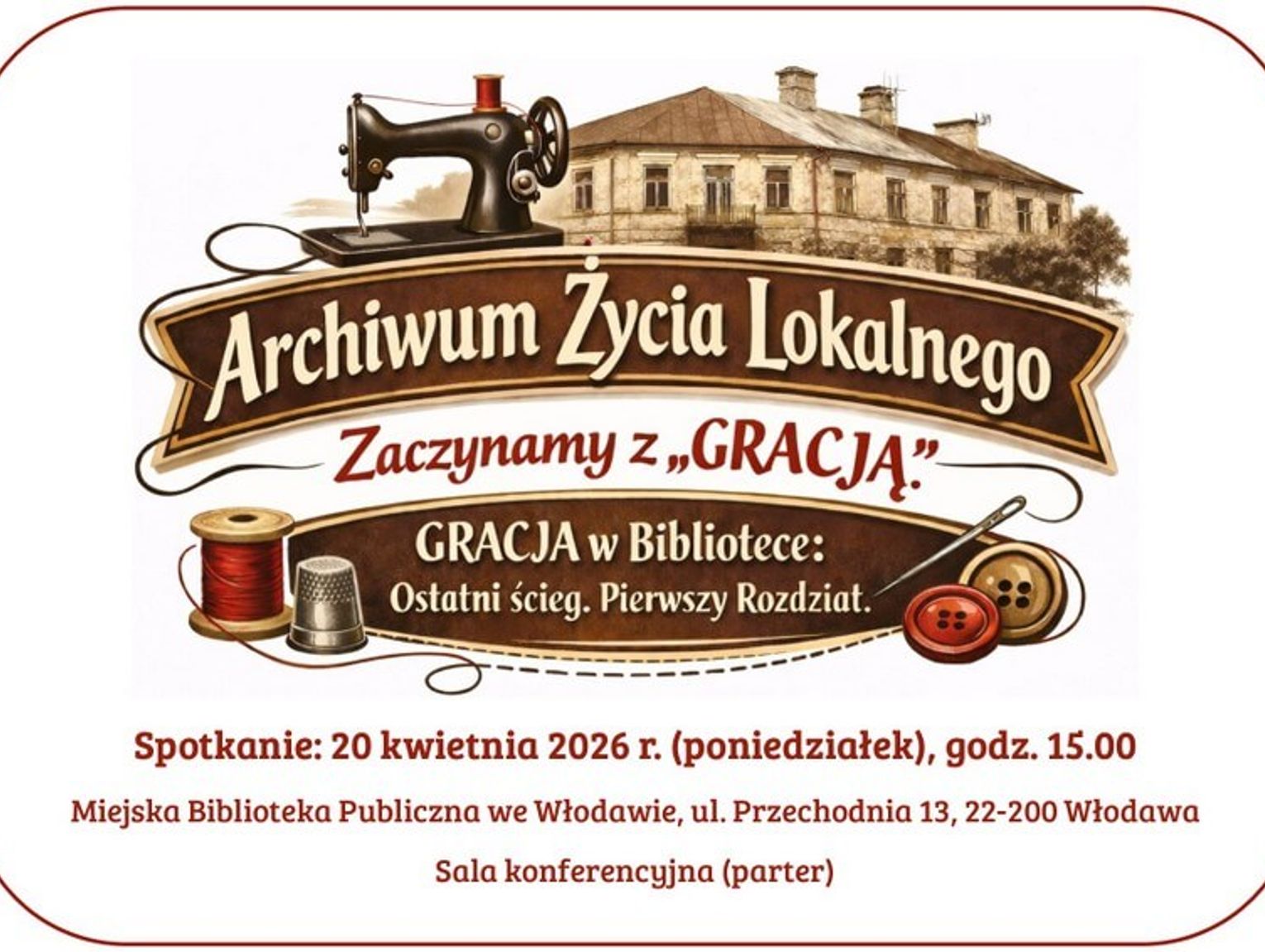 Włodawa. Spotkanie pracowników zakładów Gracja w bibliotece