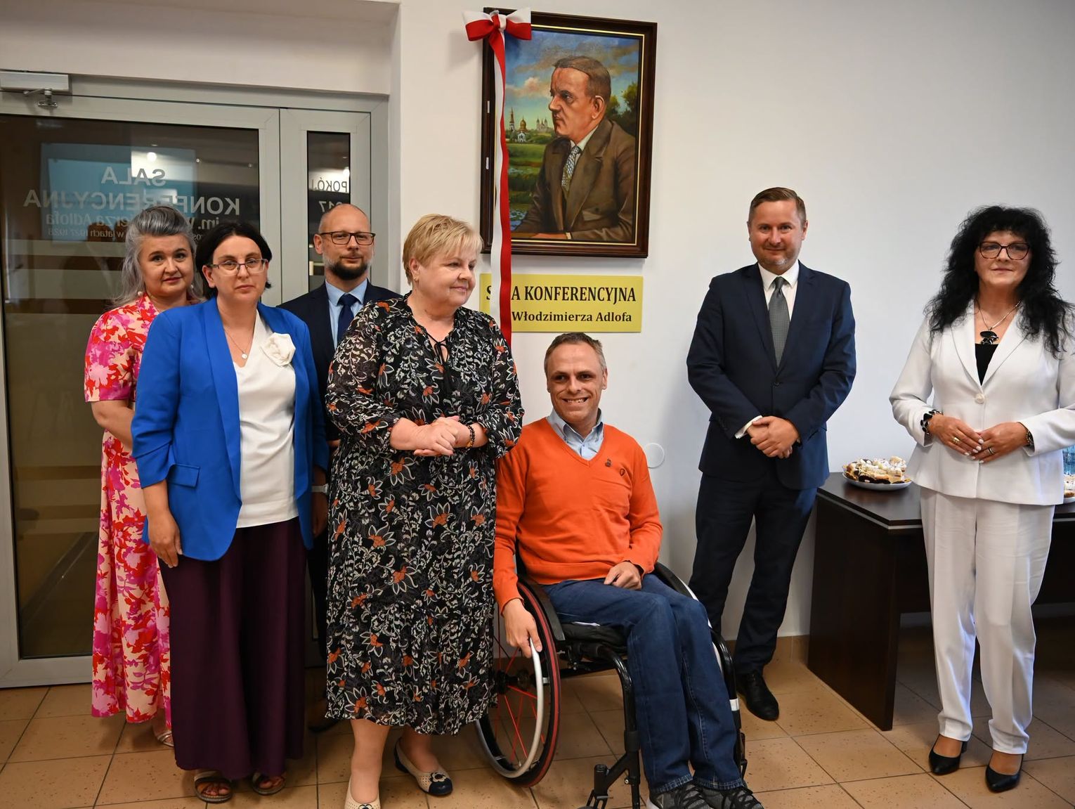 Włodzimierz Adlof patronem sali konferencyjnej włodawskiego starostwa
