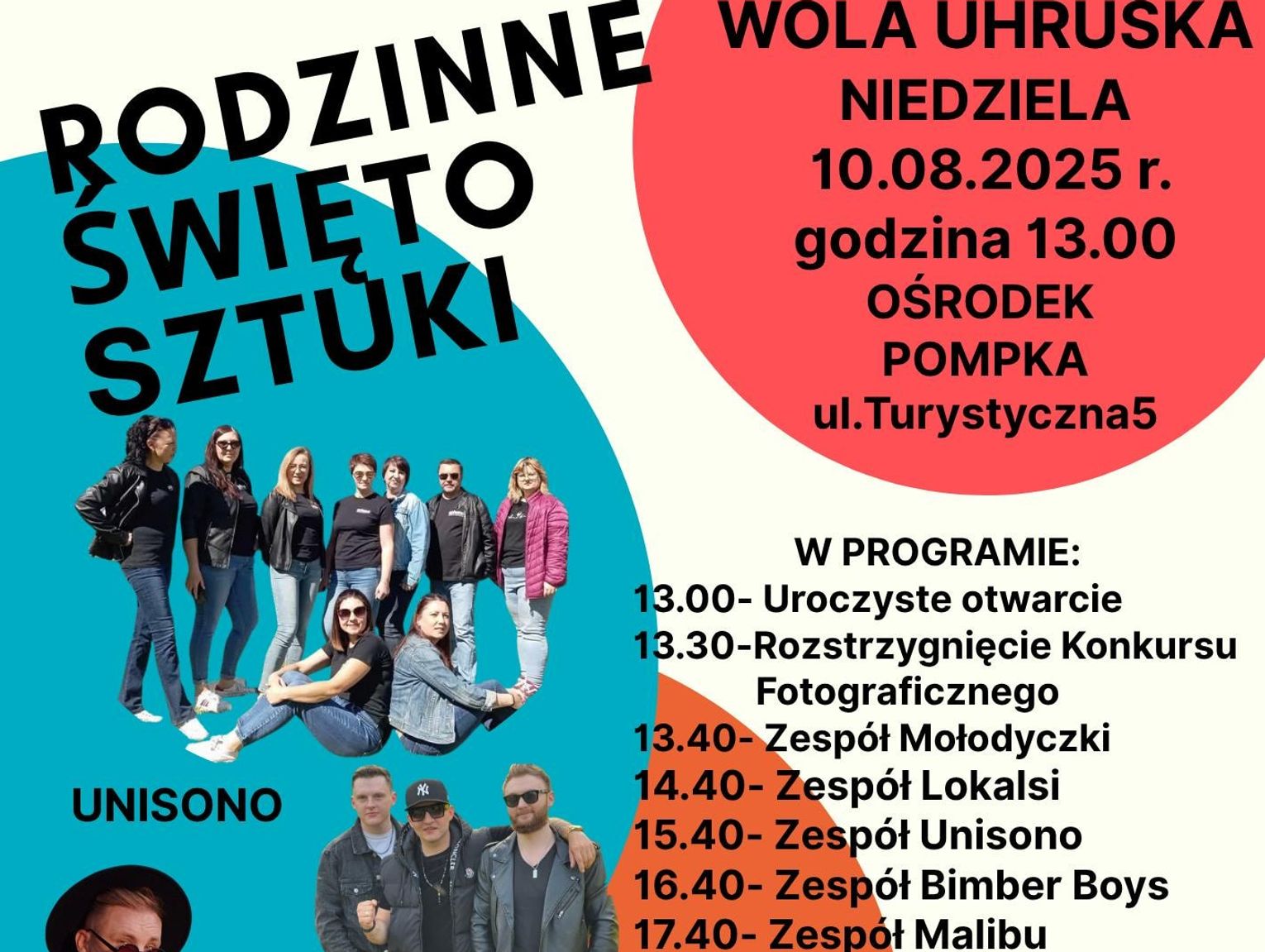 Wola Uhruska zaprasza na "Rodzinne Święto Sztuki"