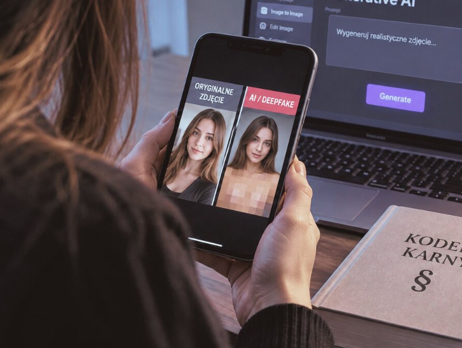 Wrzucasz zdjęcie, AI je „rozbiera”. Sejm chce karać za seksualne deepfake'i
