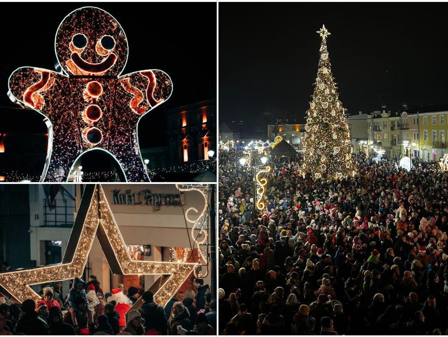 Chełm Świetlną Stolicą Polski! Wygraliśmy dla potrzebujących 50 tys. zł. Nowe iluminacje kosztowały 800 tys.
