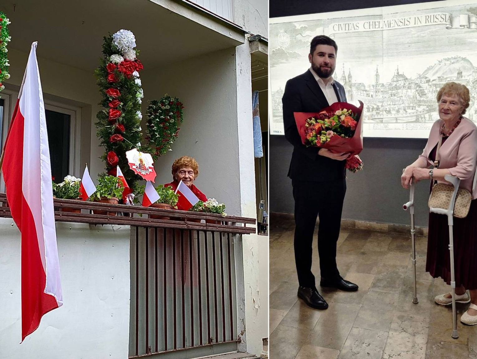 Wyjątkowa dekoracja pani Wandy. Wygrała konkurs „Chełm w barwach narodowych”