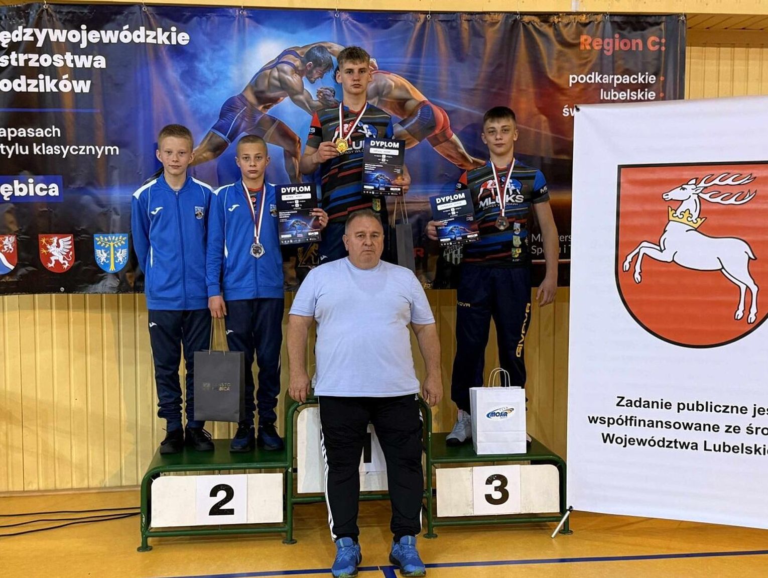 Zapaśnicy MLUKS Włodawa sięgnęli po krążki w czempionacie