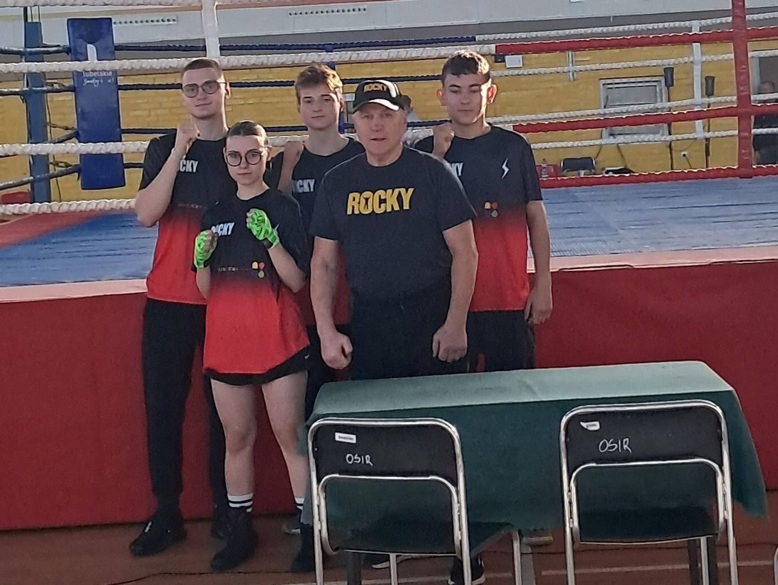 Zawodnicy UKS-u Rocky Krasnystaw na podium