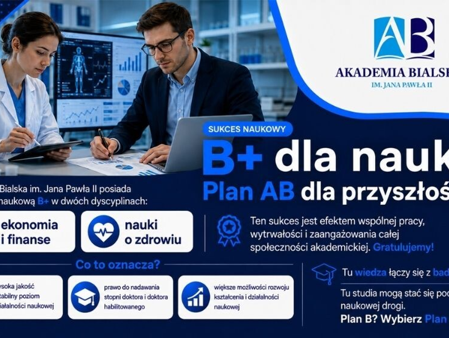 Zbuduj swoją karierę w Białej Podlaskiej. Postaw na Wydział Nauk Ekonomicznych Akademii Bialskiej!