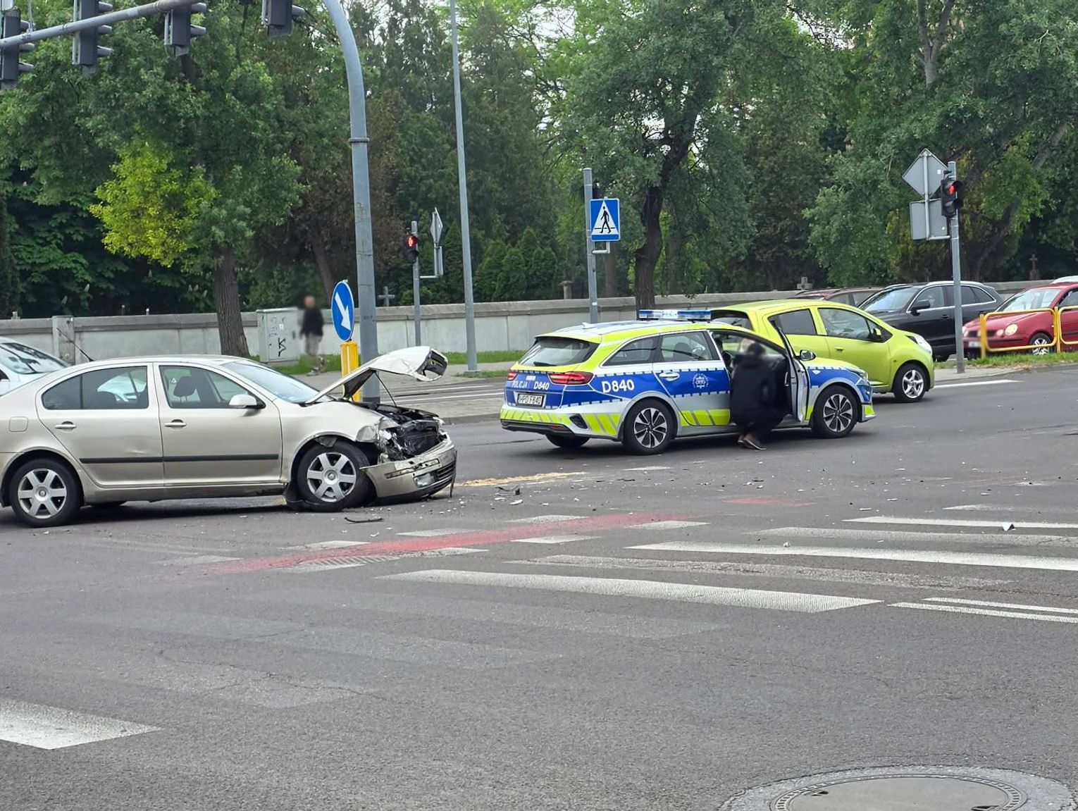 Zderzenie na skrzyżowaniu Lwowskiej i Żołnierzy I Armii Wojska Polskiego w Chełmie