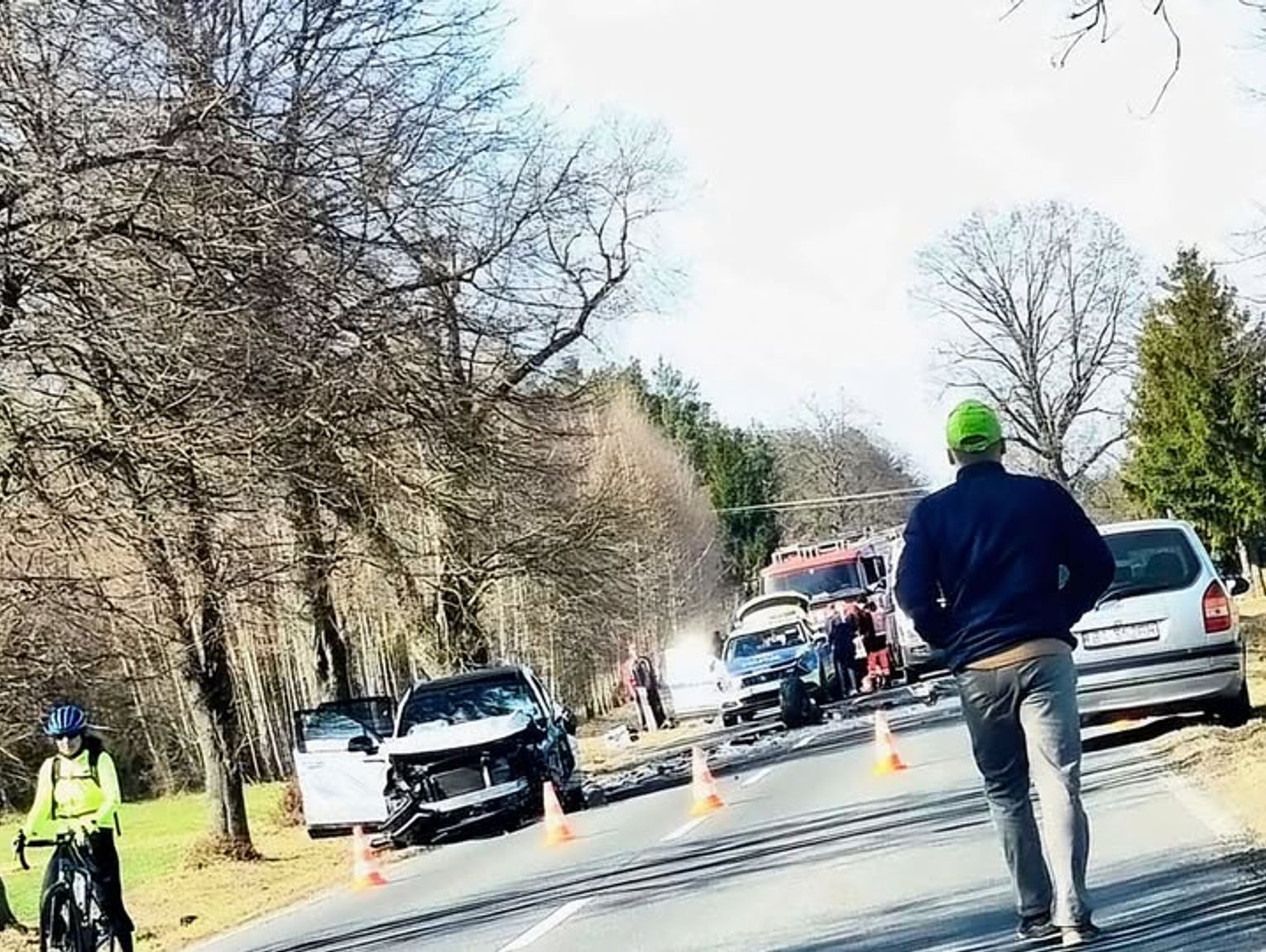 Lubelskie. Zderzenie osobówki z motocyklem. Nie żyje motocyklista