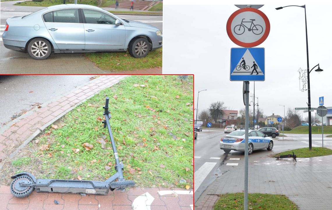 17 listopada 15-latka podczas przejeżdżania jednośladem przez przejście dla pieszych, połączone z przejazdem dla rowerzystów, zderzyła się z volkswagenem.