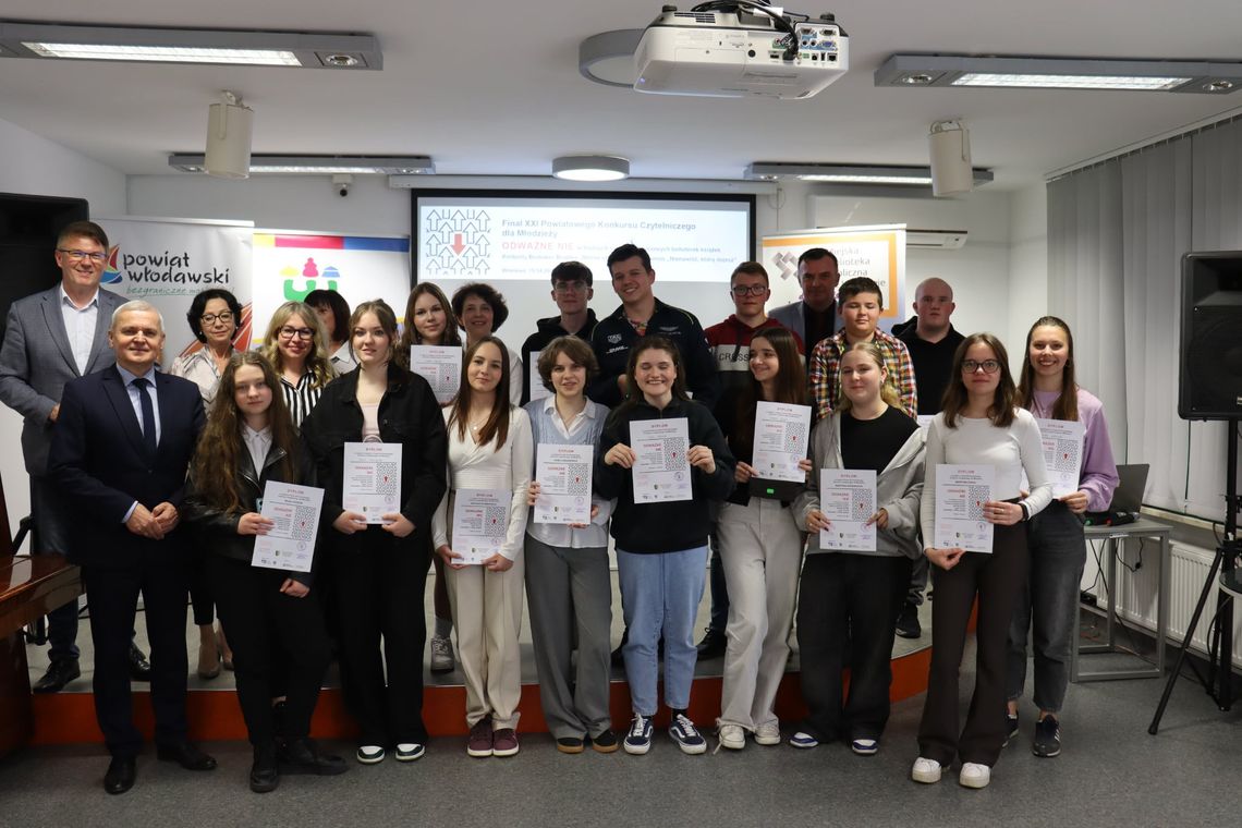 21. Finał Powiatowego Konkursu Czytelniczego dla Młodzieży we Włodawie [ZDJĘCIA]