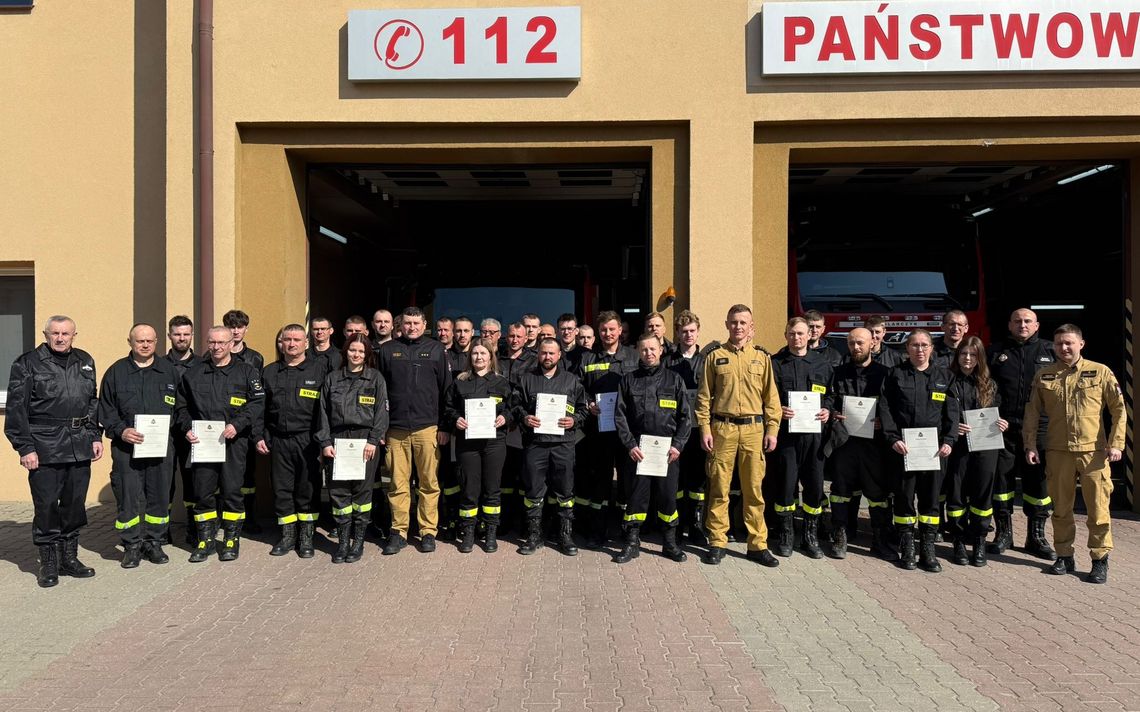 36 nowych strażaków gotowych do akcji. Zakończyło się szkolenie podstawowe OSP w powiecie krasnostawskim