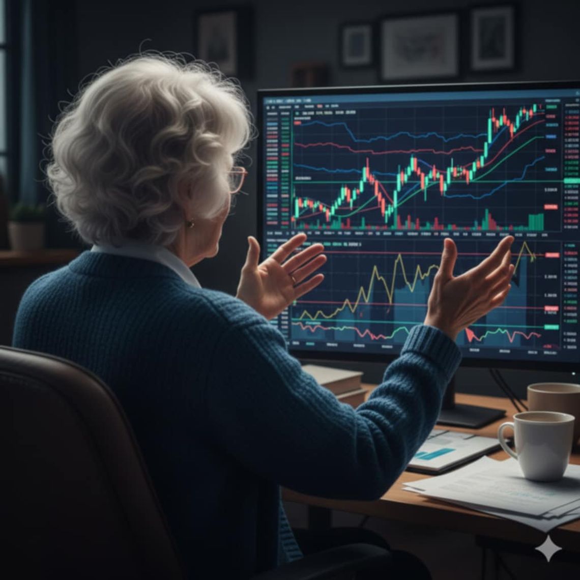 74-latka z powiatu krasnostawskiego chciała być giełdowym rekinem