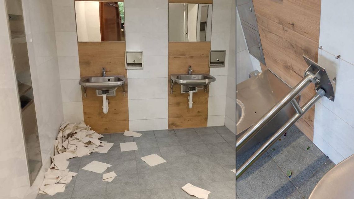 Akt wandalizmu w Chełmie: Pawilon rodzica niszczony i zaśmiecany! [ZDJĘCIA]