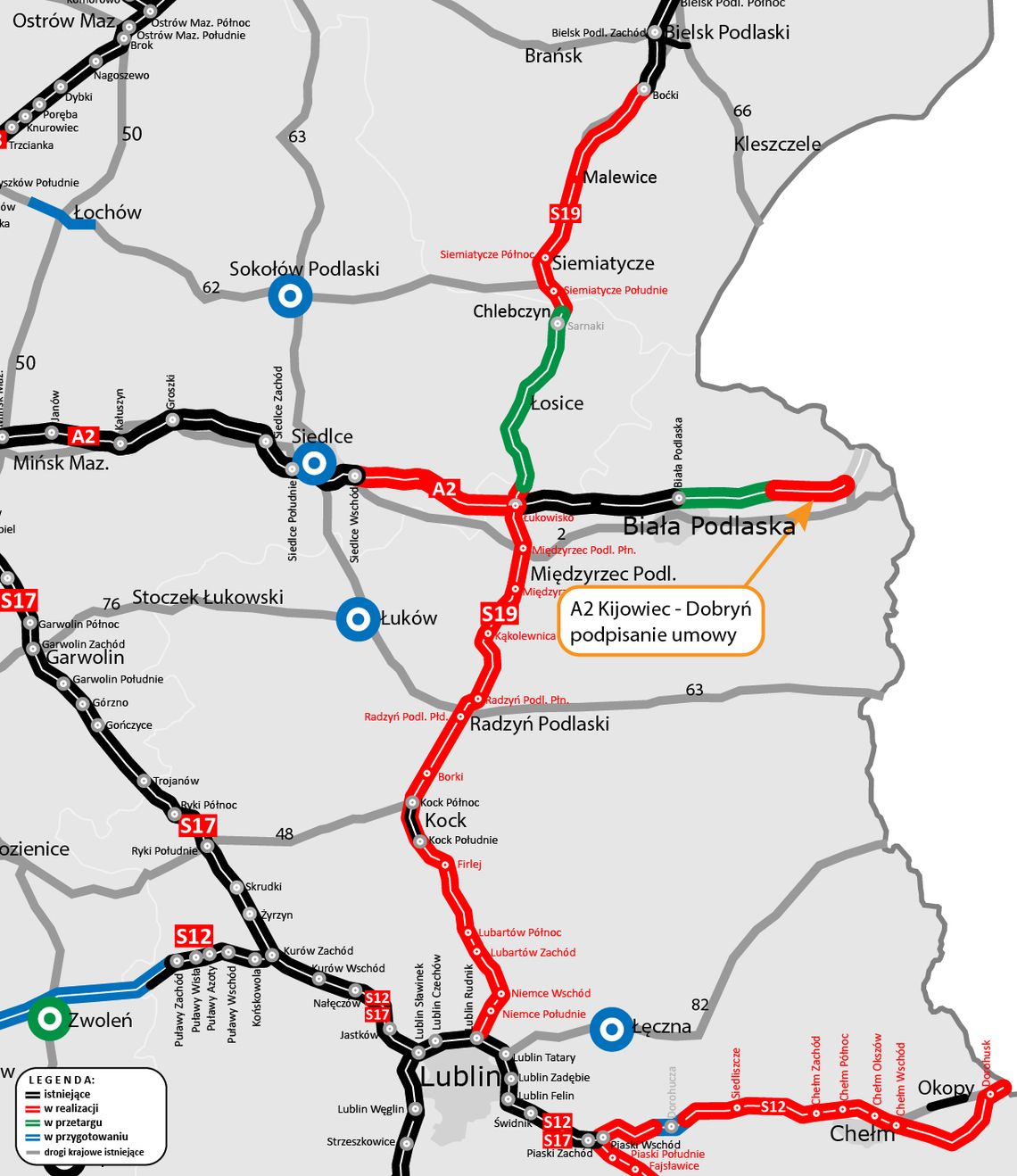 Będzie kolejny odcinek A2. Umowa z wykonawcą podpisana