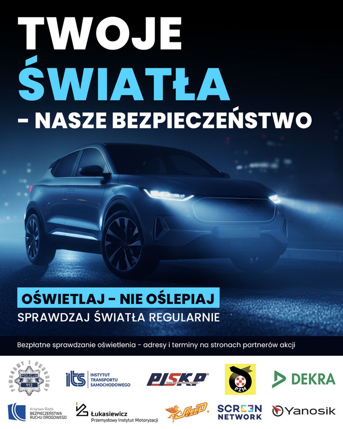 Bezpłatne kontrole świateł w powiecie chełmskim. Gdzie i kiedy? Bezpłatne kontrole świateł w powiecie chełmskim. Gdzie i kiedy?
