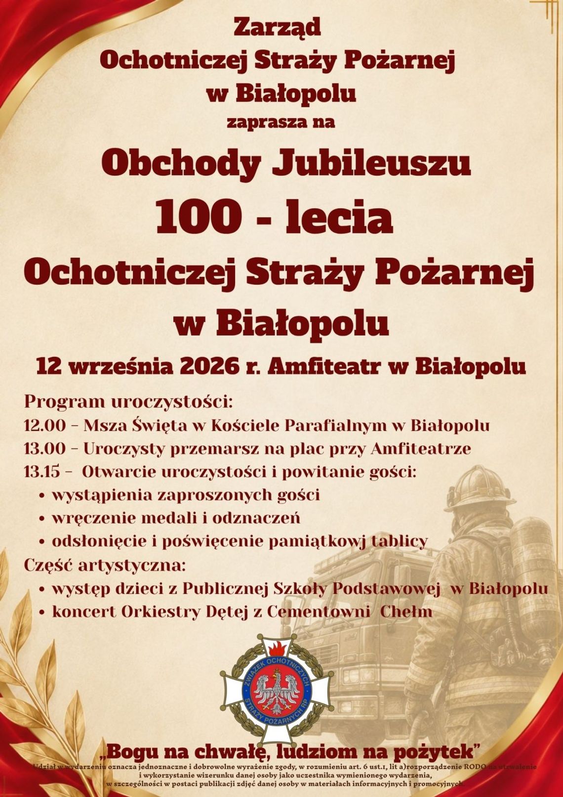Białopole szykuje obchody 100-lecia Ochotniczej Straży Pożarnej.