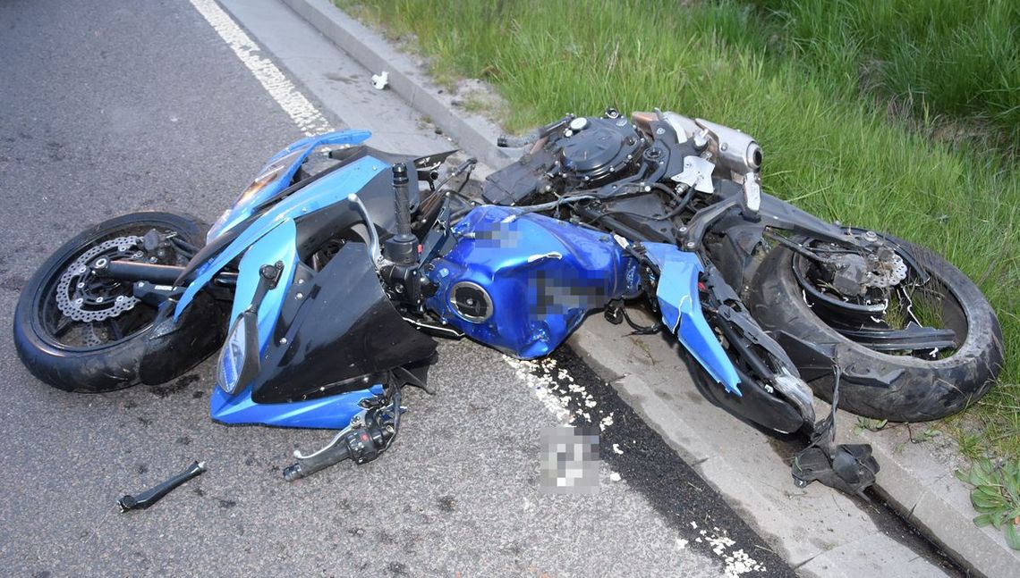 Lubelskie. Tragiczny wypadek z udziałem motocyklisty