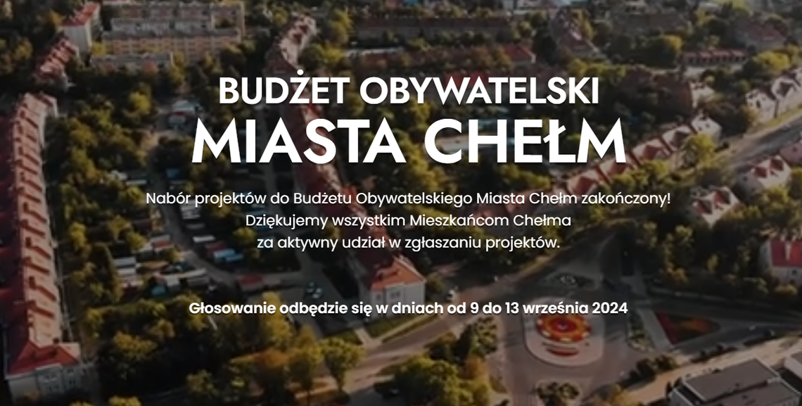 Chełm. 93 wnioski do Budżetu Obywatelskiego 2025. Jedno osiedle przoduje