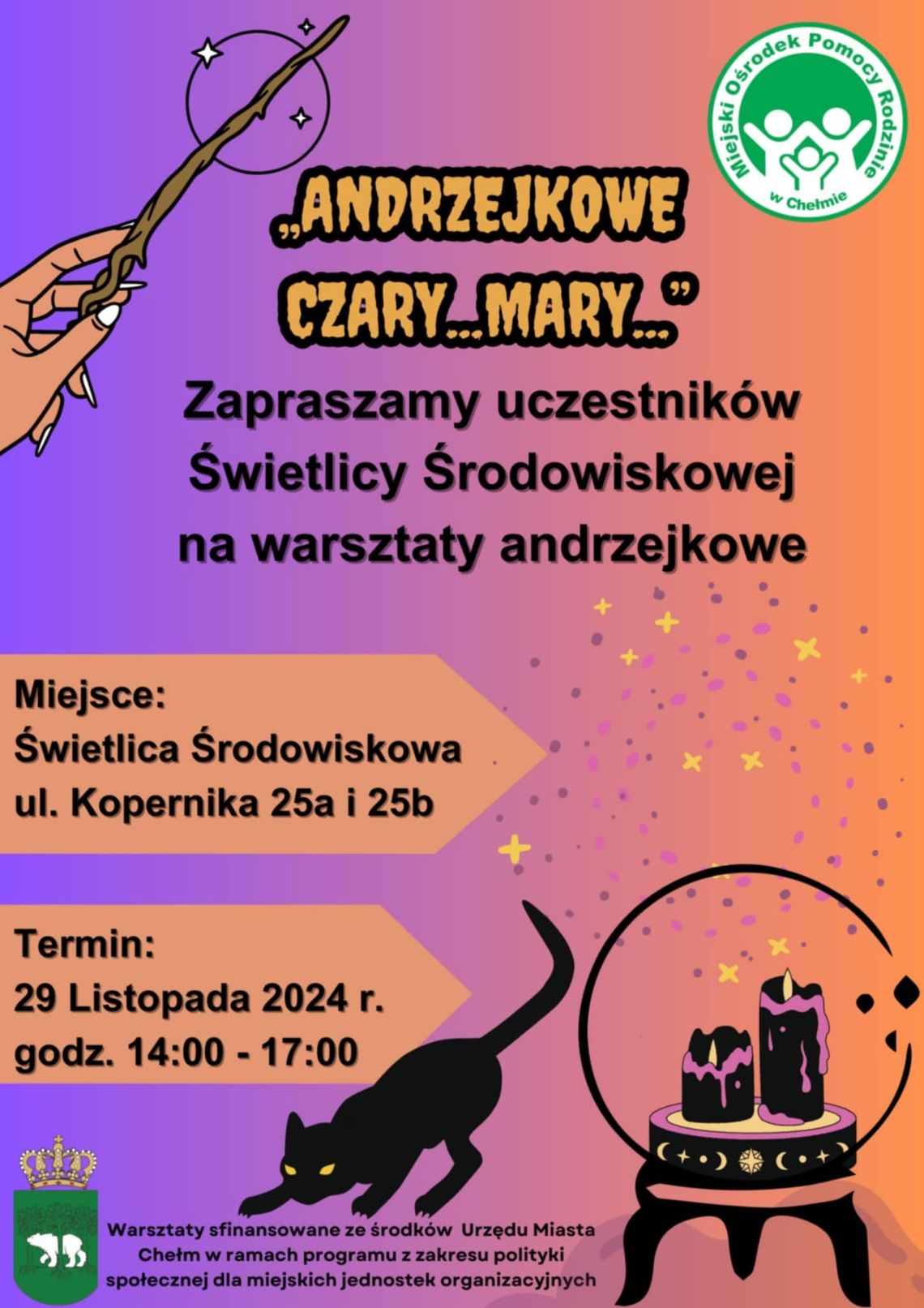 Chełm. Andrzejki w Świetlicy Środowiskowej