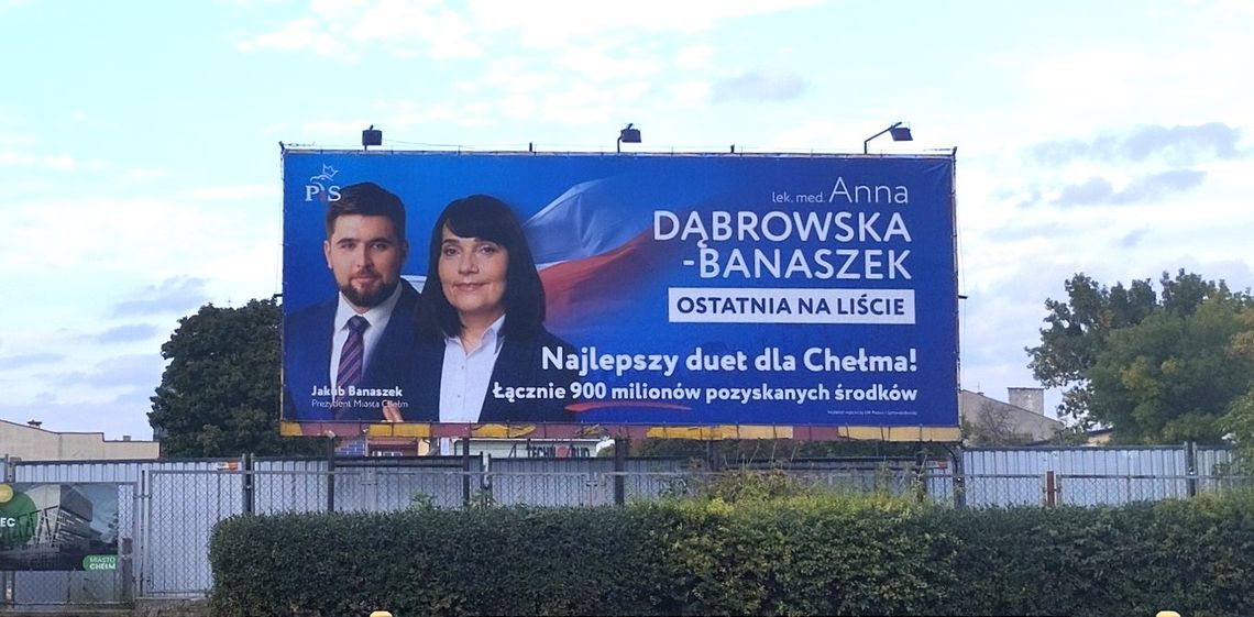 Chełm. Banery dziś muszą zniknąć, inaczej komitety zapłacą kary!