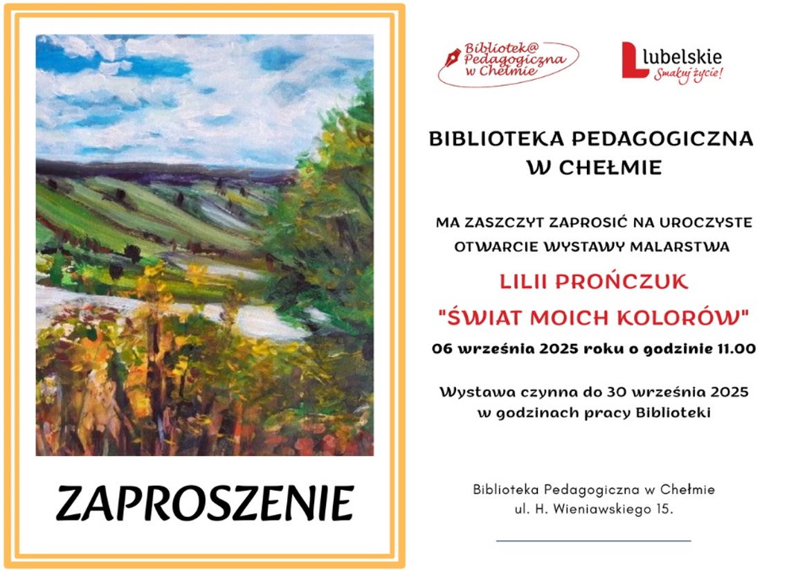 Chełm. Biblioteka Pedagogiczna zaprasza na „Świat moich kolorów”