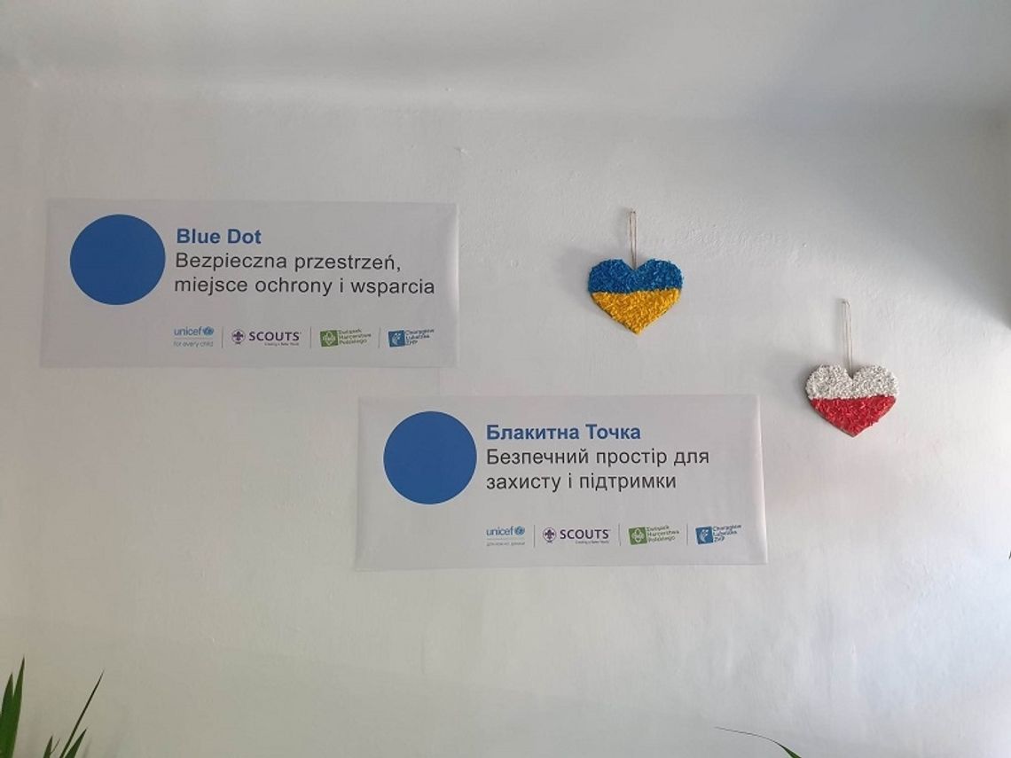 Chełm: Blue Dot wspiera uchodźców z Ukrainy w naszym mieście.