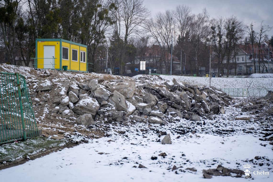 Chełm. Budowa Lubelskiego Centrum Piłki Nożnej na zaawansowanym etapie