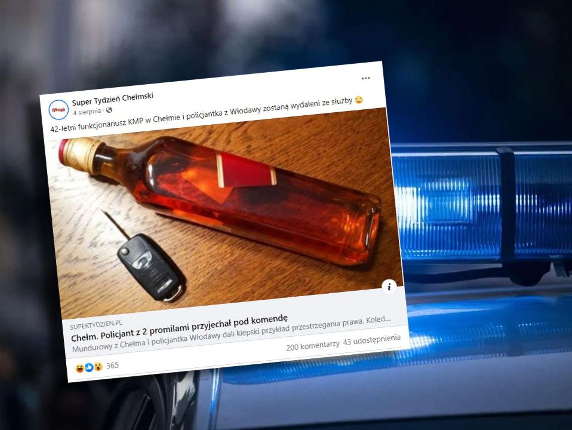 Chełm. Były policjant na ławie oskarżonych. Miał wpadkę z alkoholem