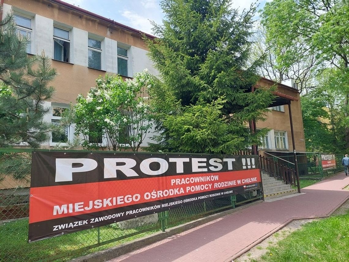 Chełm: Cały czas trwa akcja protestacyjna pracowników MOPR