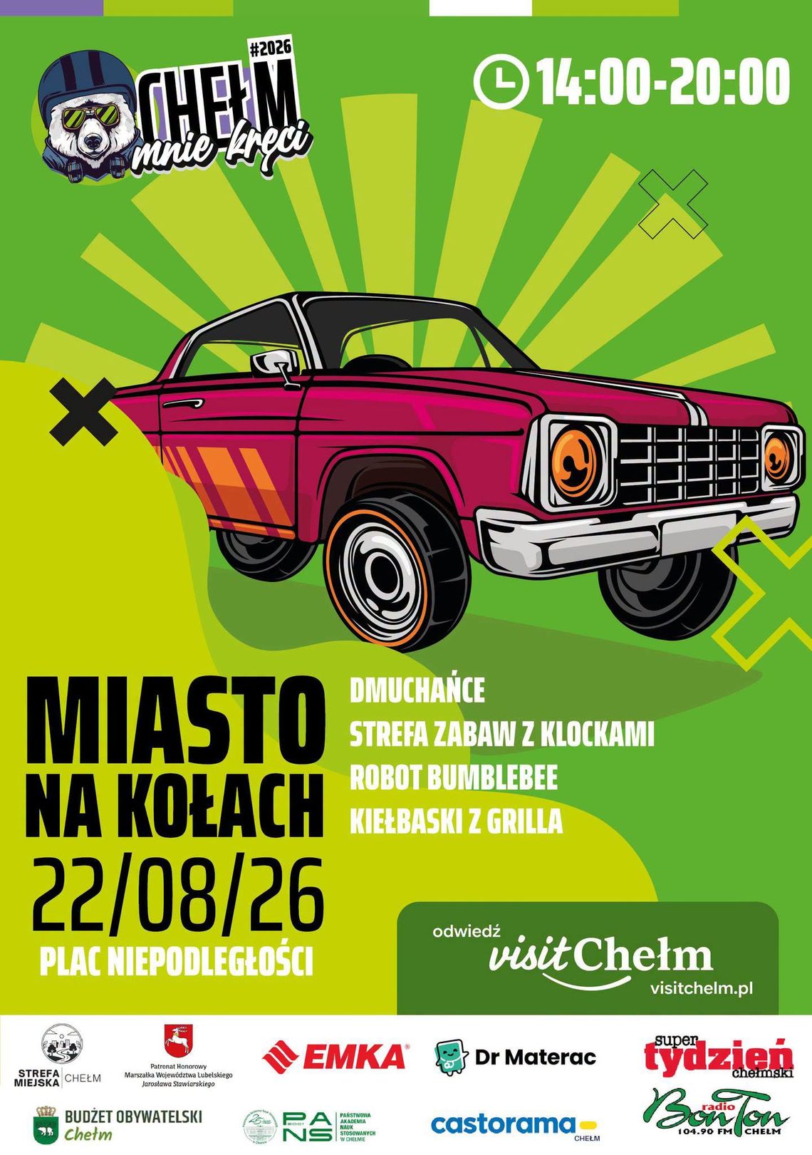 22 sierpnia Plac Niepodległości w Chełmie zamieni się w prawdziwe centrum rozrywki, motoryzacji i mocnych brzmień.