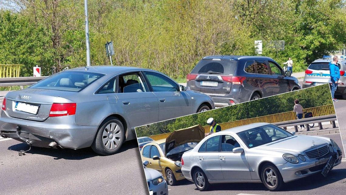 Chełm. Fatalna zmiana pasa ruchu. Ranna 18-latka i 4 uszkodzone auta