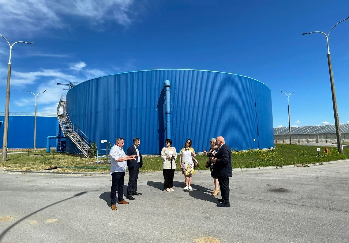 Chełm. Goście z Gruzji zwiedzili oczyszczalnię [ZDJĘCIA]