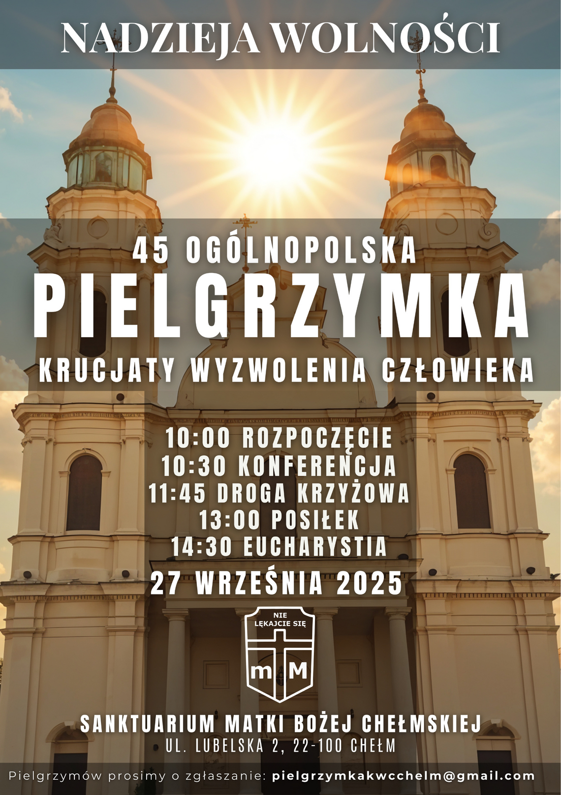 Chełm gospodarzem 45. ogólnopolskiej pielgrzymki Krucjaty Wyzwolenia Człowieka