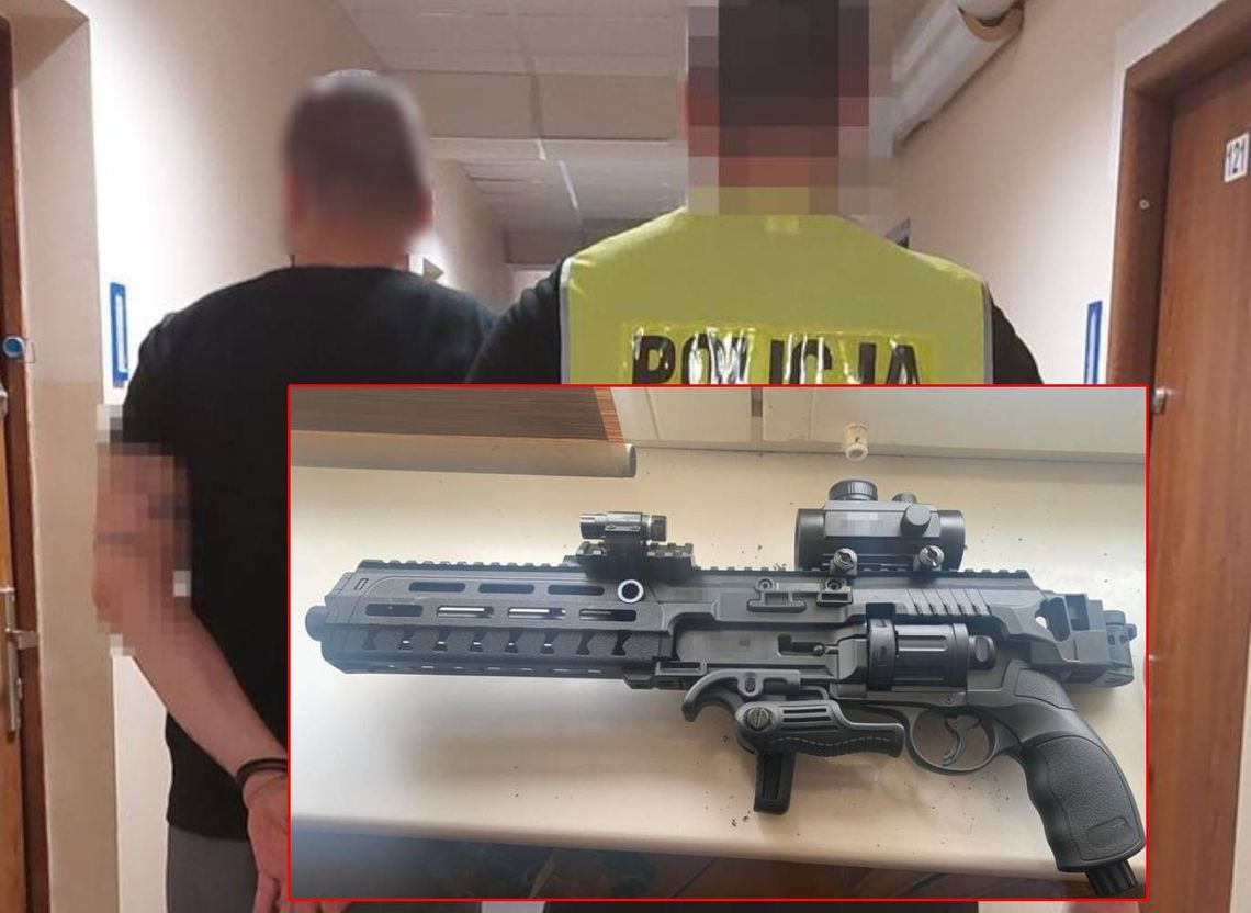 Chełm. Groził 15-latkowi bronią i nękał go w sieci. Agresywny 38-latek w rękach policji