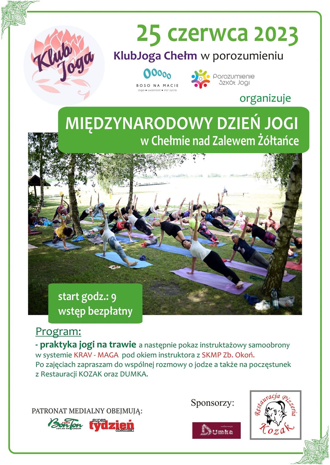 Chełm. Joga nad Zalewem Żółtańce? Czemu nie! Chełm. Joga nad Zalewem Żółtańce? Czemu nie!