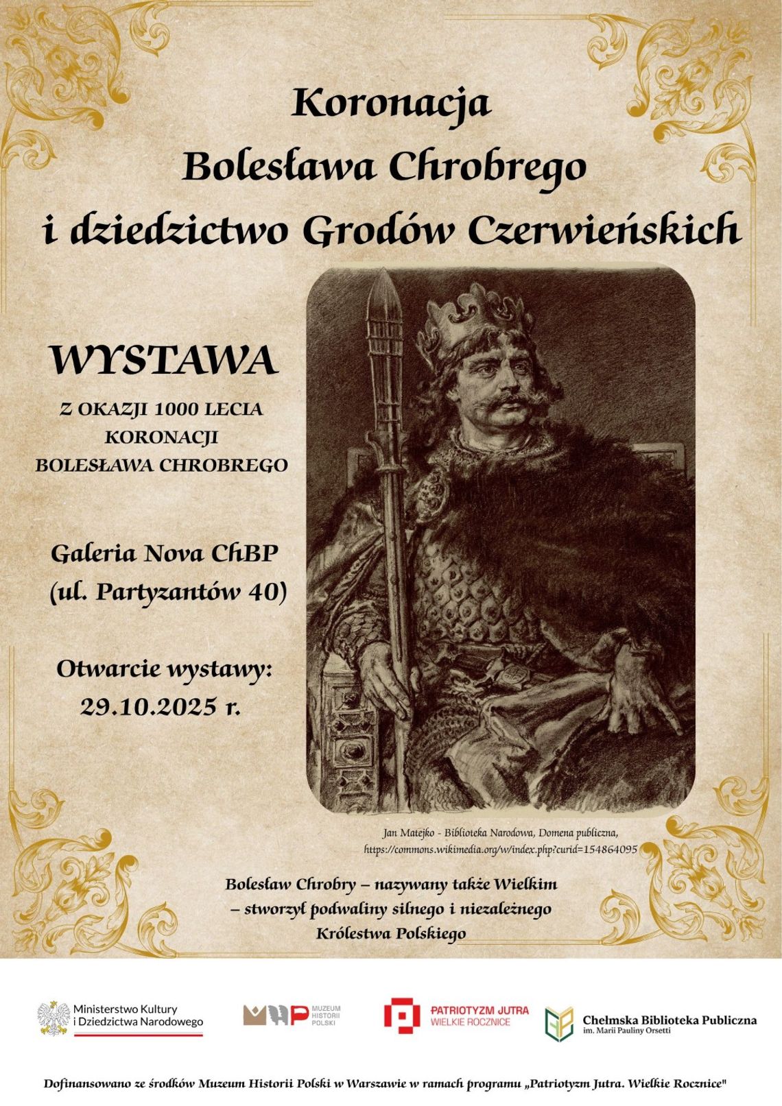 Ekspozycja dotycząca 1000-lecia koronacji Bolesława Chrobrego