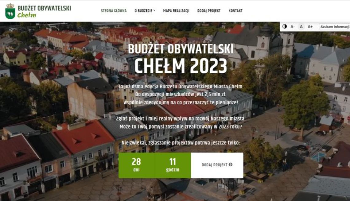 Chełm. Kolejna edycja Budżetu Obywatelskiego już ruszyła!