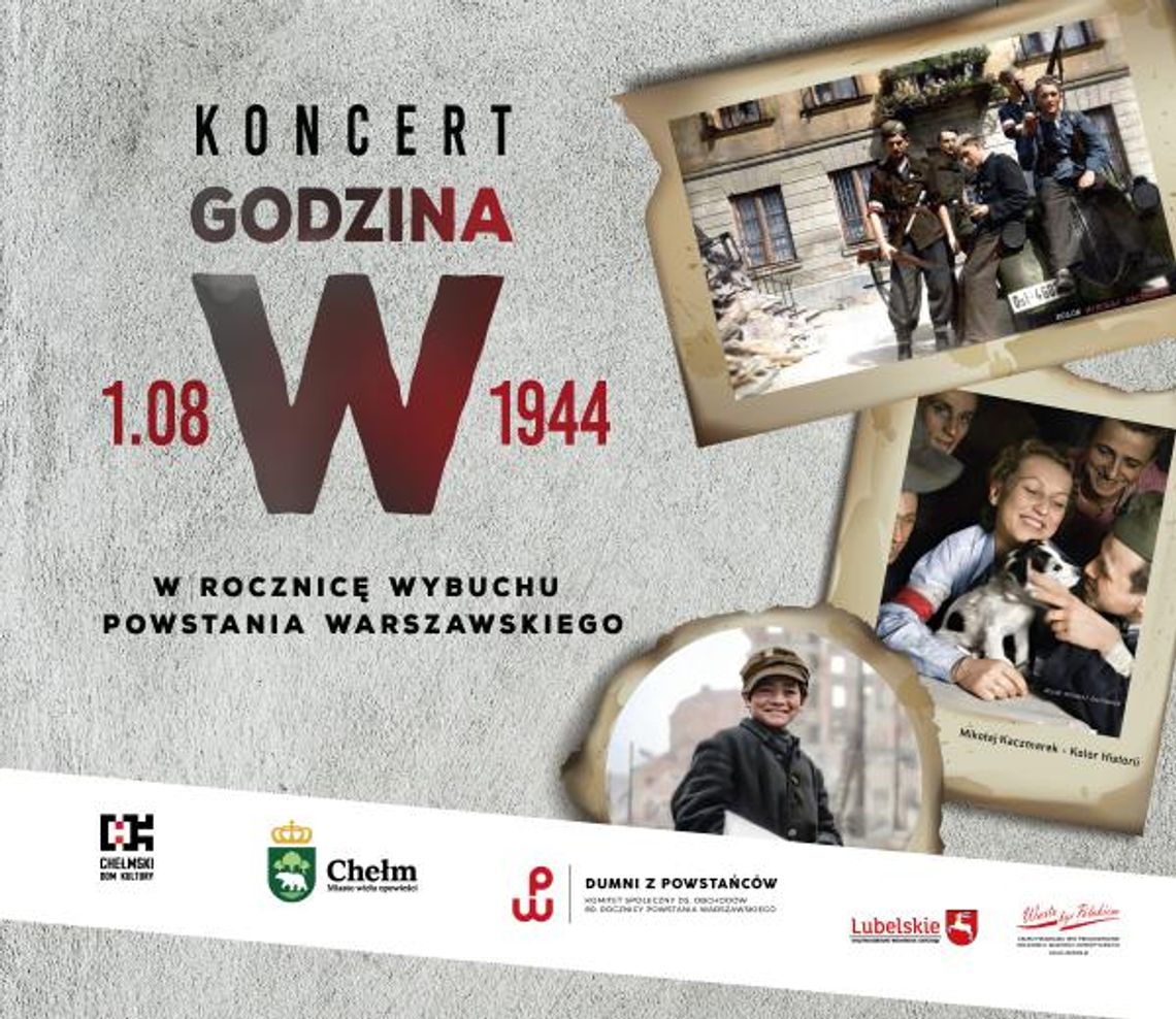 Chełm. Koncert "Godzina W" upamiętniający rocznicę wybuchu Powstania Warszawskiego