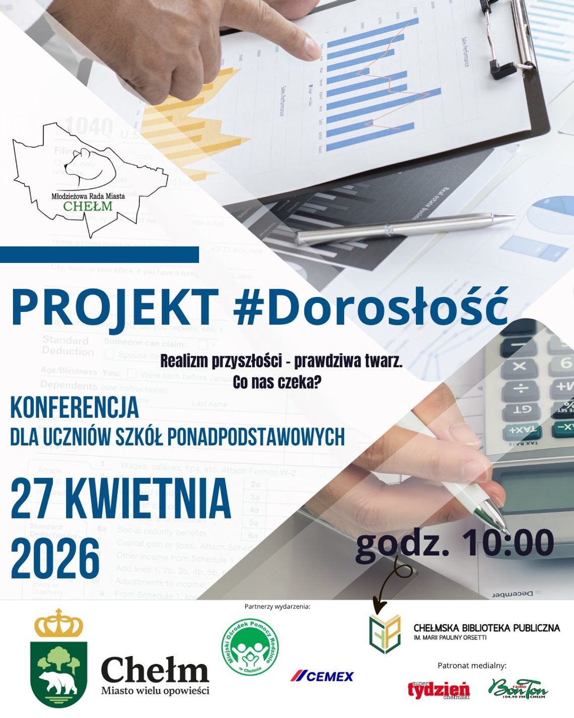 Wydarzenie odbędzie się 27 kwietnia o godzinie 10:00 w sali widowiskowej Chełmskiej Biblioteki Publicznej.